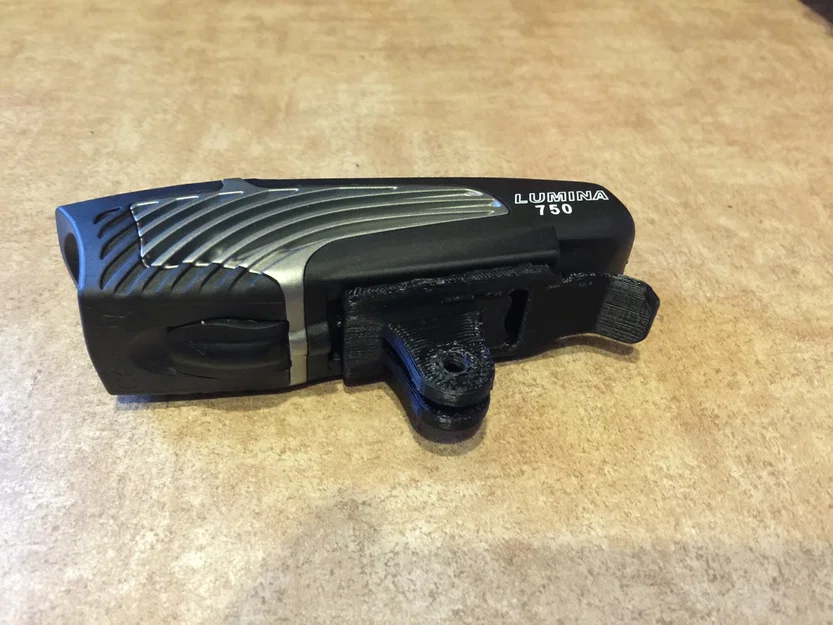 Ngàm GoPro cho đèn NiteRider Lumina (NiteRider Lumina GoPro Mount) - Image 4