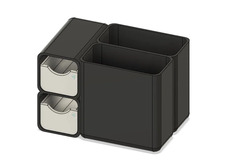 Khay để bàn đa năng kèm ngăn kéo - Mẫu thiết kế in 3D tiện ích - Image 1