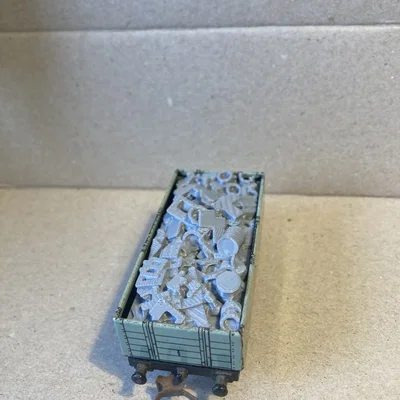 Mô hình tải hàng phế liệu 3D cho toa tàu HornbyDublo 5 plank