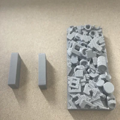 Mô hình tải hàng phế liệu 3D cho toa tàu HornbyDublo 5 plank