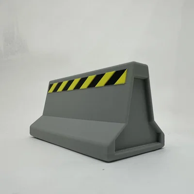 Mô hình rào chắn bê tông 3D cho đồ chơi trẻ em (Concrete Barrier)