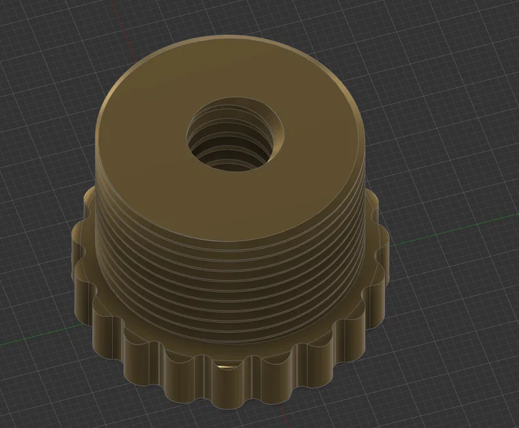 Adapter ren 5/8"-27 sang 1/4"-20 | 5/8"-27 to 1/4"-20 thread adapter - Image 1