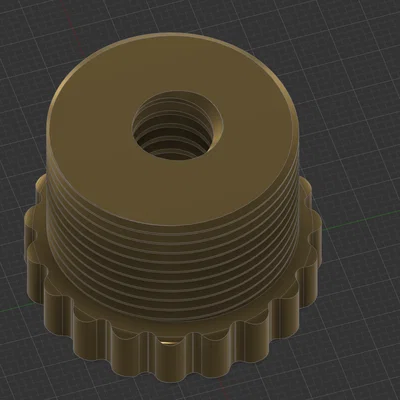 Adapter ren 5/8"-27 sang 1/4"-20 | 5/8"-27 to 1/4"-20 thread adapter