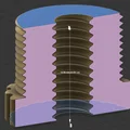 Adapter ren 5/8"-27 sang 1/4"-20 | 5/8"-27 to 1/4"-20 thread adapter - Thumbnail 5