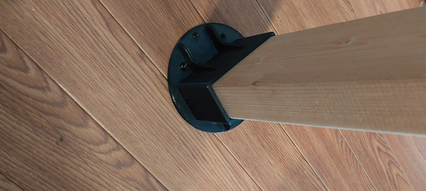 Ngàm/Bracket đế gắn & giữ gỗ 2x4 (2x4 bracket mount base holder) - Image 5