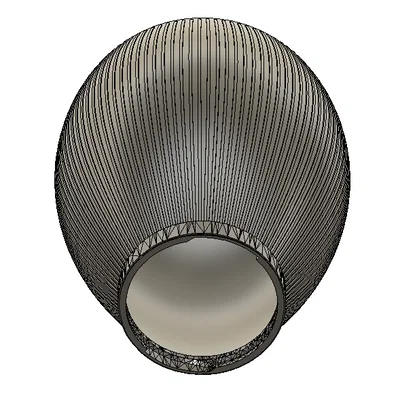 Lamp #52 - Chụp đèn gân cho Bambu Lamp Kit 001