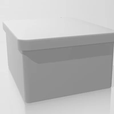 Mẫu hộp nhựa đa năng 3D (Caja) tiện ích để lưu trữ đồ đạc