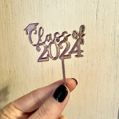 Topper cupcake mừng tốt nghiệp 2024