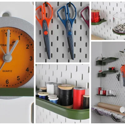 Phụ kiện Pegboard IKEA Skådis dạng Parametric (OpenSCAD)