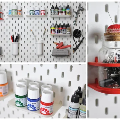 Phụ kiện Pegboard IKEA Skådis dạng Parametric (OpenSCAD)
