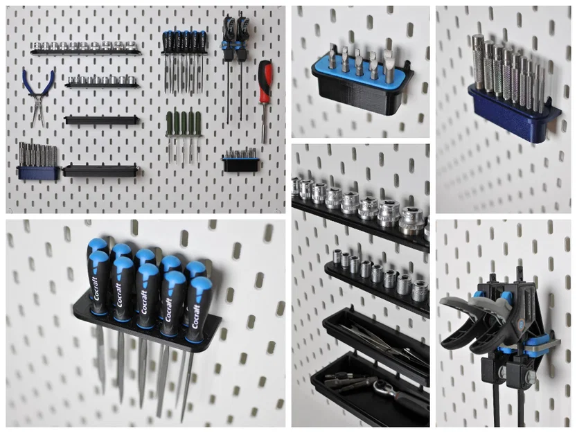 Phụ kiện Pegboard IKEA Skådis dạng Parametric (OpenSCAD) - Image 3