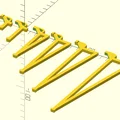Phụ kiện Pegboard IKEA Skådis dạng Parametric (OpenSCAD) - Thumbnail 5