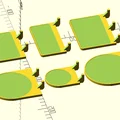 Phụ kiện Pegboard IKEA Skådis dạng Parametric (OpenSCAD) - Thumbnail 9