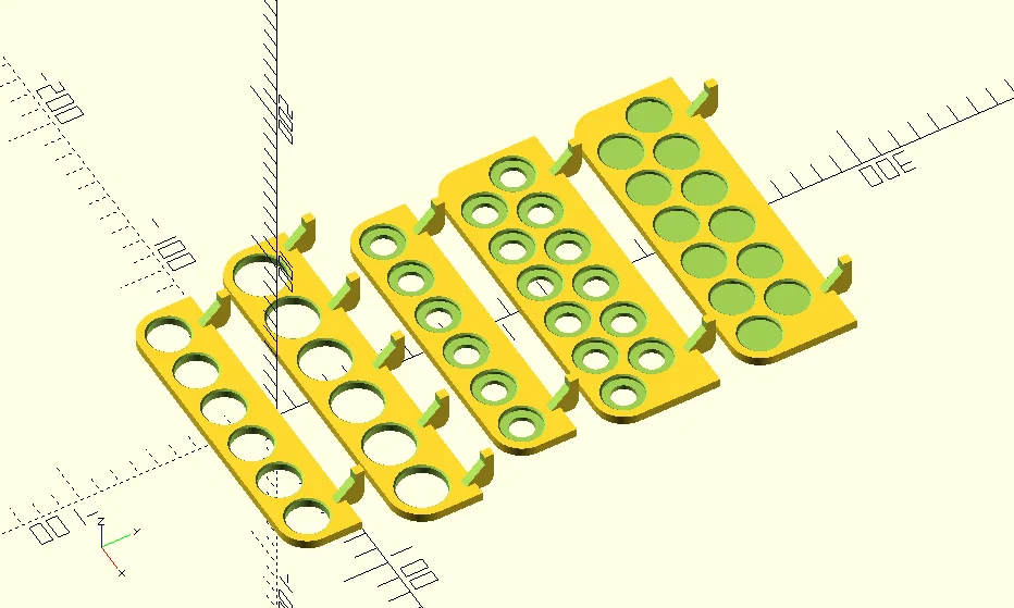 Phụ kiện Pegboard IKEA Skådis dạng Parametric (OpenSCAD) - Image 11