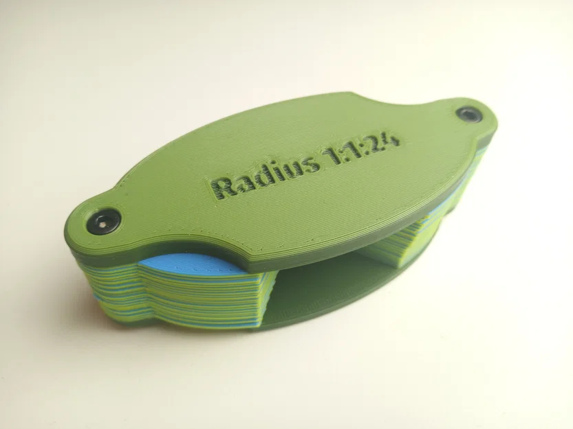 Trình tạo thước đo bán kính (radius gauge) của Milka - Image 1