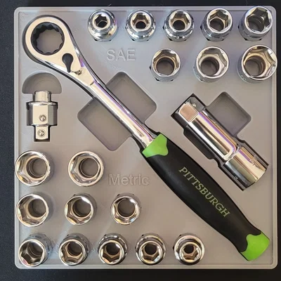 Khay đựng dụng cụ cho Pittsburgh Go-Thru Socket Set (Tool Tray)