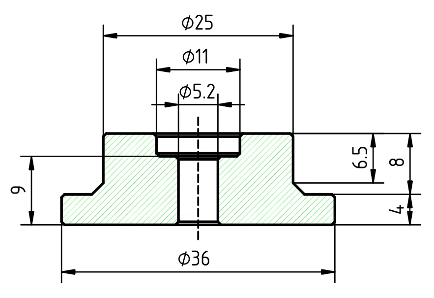 Adapter Voron 2.4 cho chân chống rung HULA - Image 3