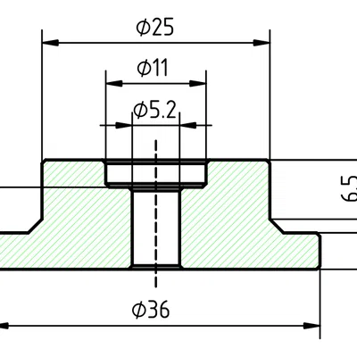 Adapter Voron 2.4 cho chân chống rung HULA