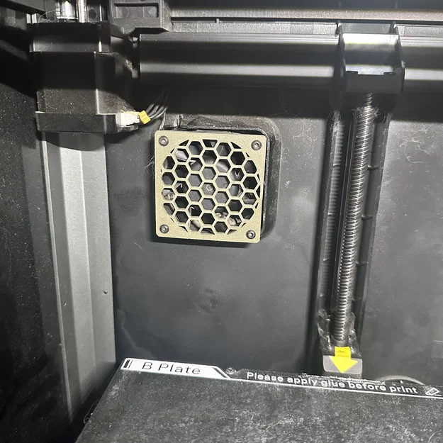 Tấm bảo vệ quạt sau cho máy in 3D Creality K1C (Cải tiến lỗ ốc) - Image 1