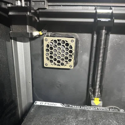 Tấm bảo vệ quạt sau cho máy in 3D Creality K1C (Cải tiến lỗ ốc)