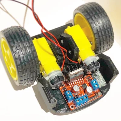 Khung gầm robot Arduino nhỏ gọn (Compact Arduino Robot Chassis)