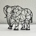 Mô hình Voi Hình Học (Geometric Elephant) trang trí in 3D nghệ thuật - Thumbnail 1
