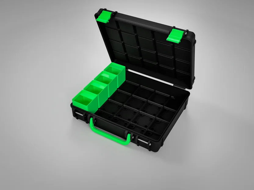 Hộp rugged Gridfinity 4x5 - Bản BambuLabs - Image 5