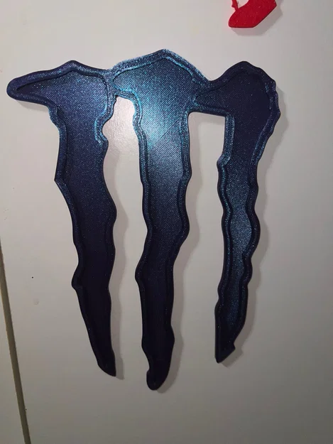 Mô hình trang trí treo tường Logo Monster Energy độc đáo - Image 2