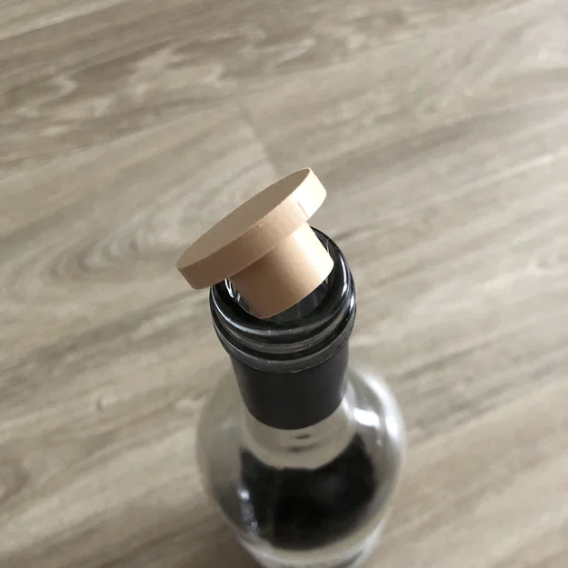 Nút đậy chai rượu vang in 3D tiện lợi (Wine Cork Replacement) - Image 1