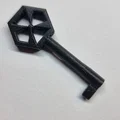 Mô hình chìa khóa cổ điển (Skeleton Key) in 3D tự tùy chỉnh kích thước - Thumbnail 1