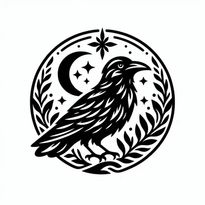 Mẫu ghim cài áo hình con quạ (Crow brooch) in 3D độc đáo