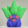 Mô hình 3D Oddish Pokemon không cần support, hỗ trợ in nhiều màu - Thumbnail 2