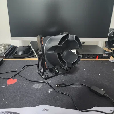 Ngàm Gắn Quạt Để Bàn Lấy Cảm Hứng Noctua (Noctua Inspired Desk Fan Mount)
