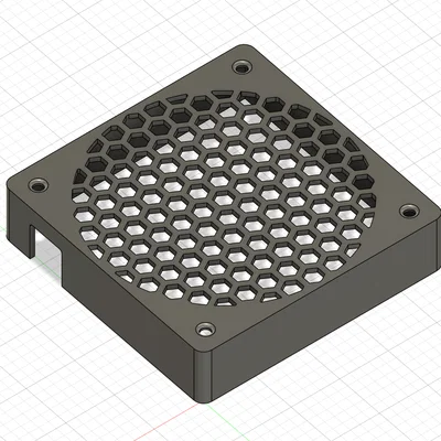Nắp bảo vệ quạt 120mm (Fan Cover) - Tùy chọn lưới tổ ong & nan ngang