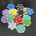 Bộ chip Poker 3D (Poker Chips) in được nhiều màu sắc - Thumbnail 1