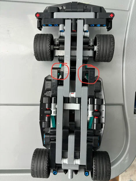 Giá treo tường cho Lego 42165 Mercedes-AMG F1 W14 Pull-Back (Wall Mount Display) - Image 3
