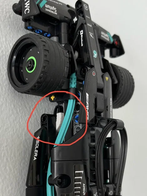 Giá treo tường cho Lego 42165 Mercedes-AMG F1 W14 Pull-Back (Wall Mount Display) - Image 4