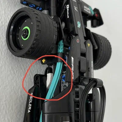 Giá treo tường cho Lego 42165 Mercedes-AMG F1 W14 Pull-Back (Wall Mount Display)