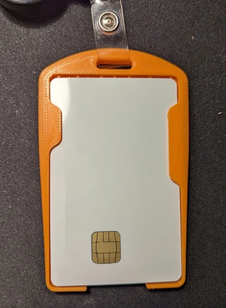 Bao đựng thẻ ID thông minh PIV CAC 2 mặt in 3D tiện lợi - Image 1