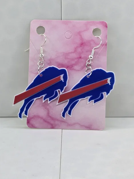 Bông tai Buffalo Bills và áo đấu Allen - Image 2