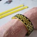 Vòng tay họa tiết tổ ong (Honeycomb Bracelet) in 3D cực chất - Thumbnail 3