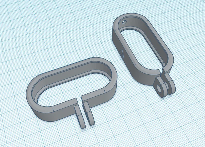 Insta360 Go 2 - GoPro Mount - ngang và dọc - Image 1