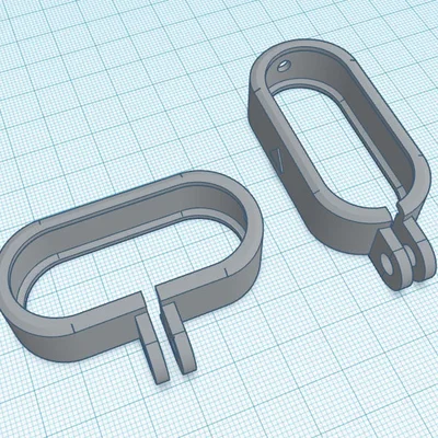 Insta360 Go 2 - GoPro Mount - ngang và dọc