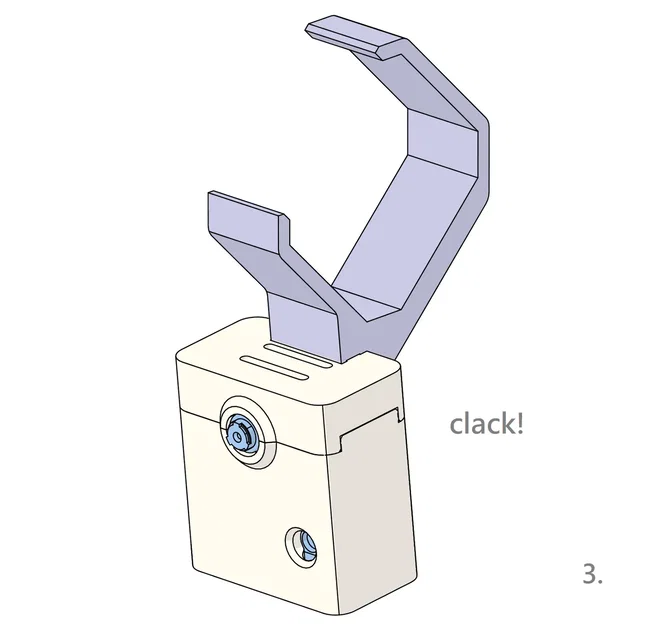 Gá lắp camera ESP32 cho Prusa Mini+ (ESP32 Camera mount) - Image 2