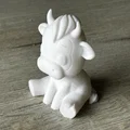 Cow Emily – Mẫu 3D bò cartoon ngồi dễ thương - Thumbnail 4