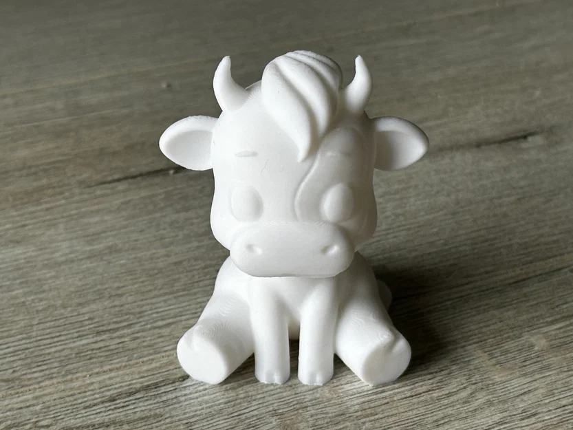 Cow Emily – Mẫu 3D bò cartoon ngồi dễ thương - Image 5