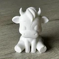 Cow Emily – Mẫu 3D bò cartoon ngồi dễ thương - Thumbnail 5