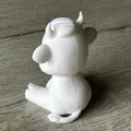 Cow Emily – Mẫu 3D bò cartoon ngồi dễ thương - Thumbnail 6