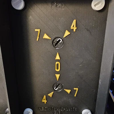 Tấm lưng (Backplate) cải tiến cho bộ đếm cơ học 7 đoạn