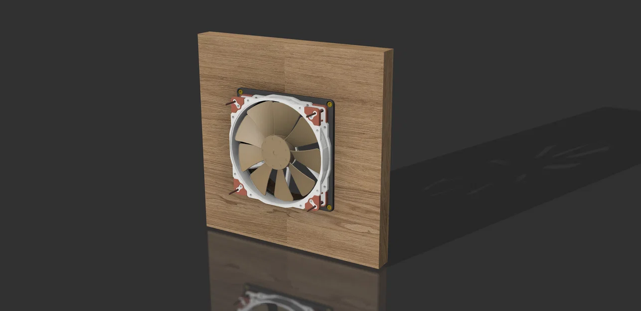 Tấm gá (mounting plate) adapter cho quạt Noctua NF-A20 200×200 mm - Image 1